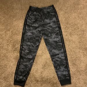 adidas Boys Gray & Black Camo Joggers
